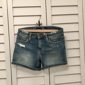 Joe’s low rose jean shorts
